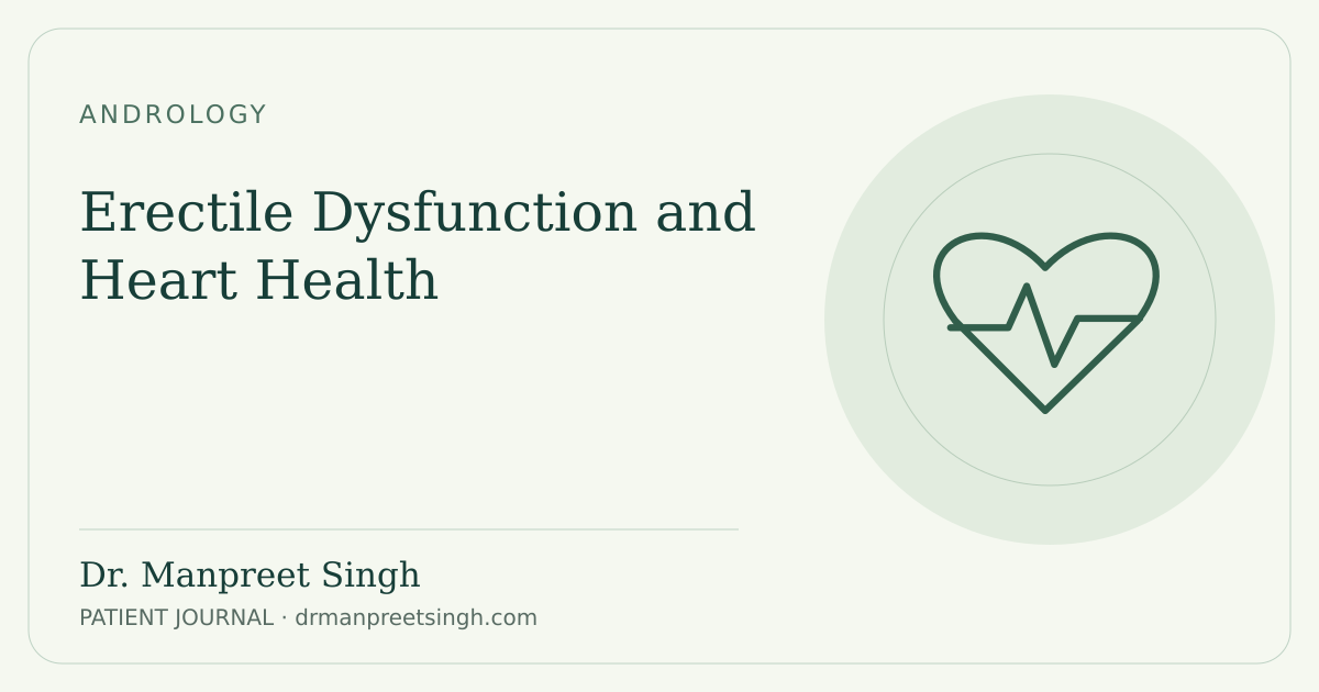 Erectile health is part of overall health