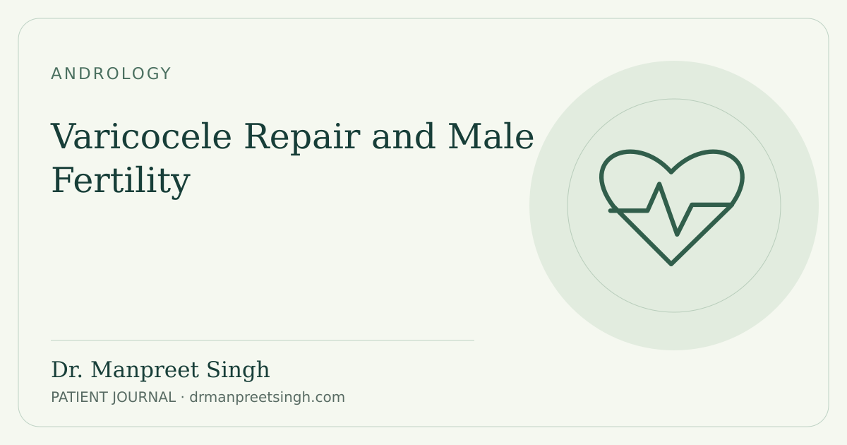 Varicocele, fertility and the decision to treat